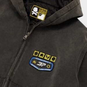 broken planet workwear bomber grey jacket