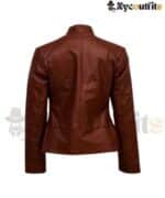 Women’s Classic Tan Leather Jacket