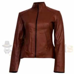 Women’s Classic Tan Leather Jacket