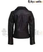 Women's Leather Motorcycle Jacket