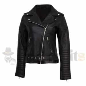 Women's Premium Leather Motorcycle Jacket