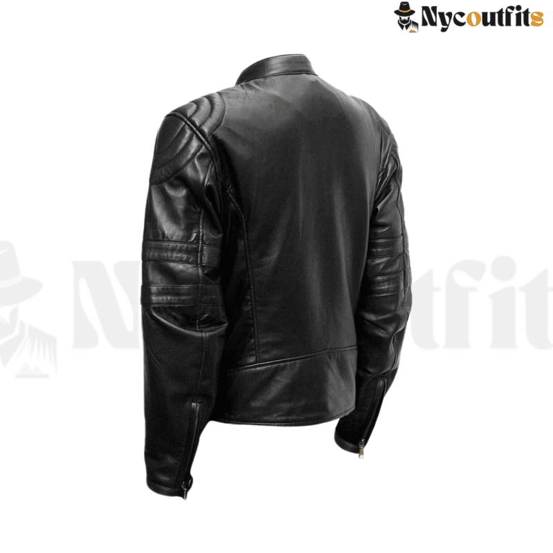 black biker jacket