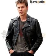 Austin Butler Style Biker Leather Jacket