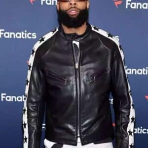 Odell Beckham Jr. Inspired Leather Jacket