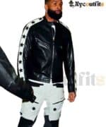 Odell Beckham Jr. Inspired Leather Jacket