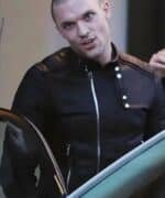 ajax deadpool ed skrein black leather jacket Black Leather Jacket