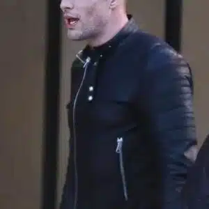 Deadpool 3 Black Leather Jacket