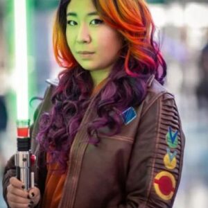 Sabine Wren Inspired Rebel Leather Jacket