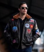 Brown Top Gun Leather Jacket