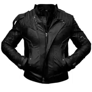 Guardians of the Galaxy Black Leather Jacket