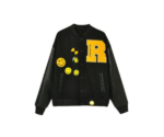ASAP Rocky Lord Flacko Black Bomber Varsity Jacket