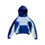 Berlinc Blues Crop Pullover Hoodie