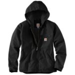 Black Carhartt Hooded Jacket