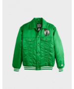 Boston Celtics Green Satin Jacket