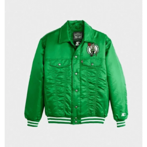 Boston Celtics Green Satin Jacket