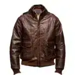 Brown Bomber Genuine Leather Jacket