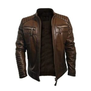 Men Outwear Mars Leather Jacket