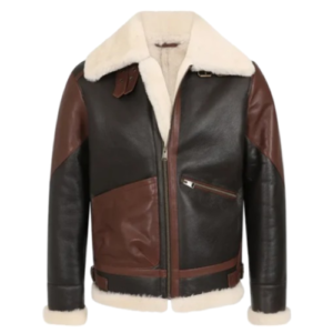 Mens B3 Shearling Genuine Leather Jacket