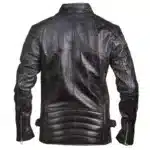 Mens-Biker-Black-Genuine-Leather-Jacket