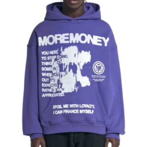 More Money More Love Purple Hoodie