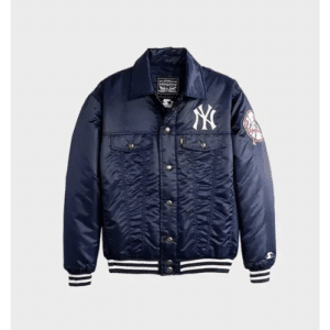 New York Yankees Blue Satin Jacket