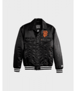 San Francisco Giants Black Satin Jacket