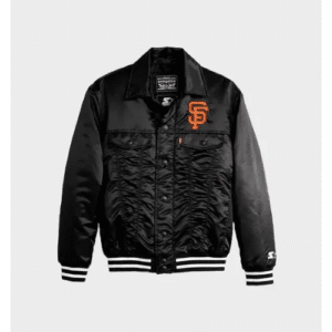 San Francisco Giants Black Satin Jacket