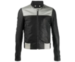 Slim Fit Black Biker Genuine Leather Jacket