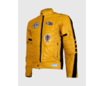 Uma Thurman Yellow Bride Motorcycle Jacket