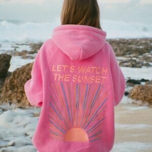 Women-Pink-Sunset-Hooded
