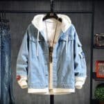 Jean Hoodie Jacket For Men